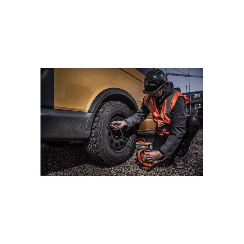 Pack Aeg 18v - Mini Compresseur Brushless - Batterie 4.0 Ah - Chargeur