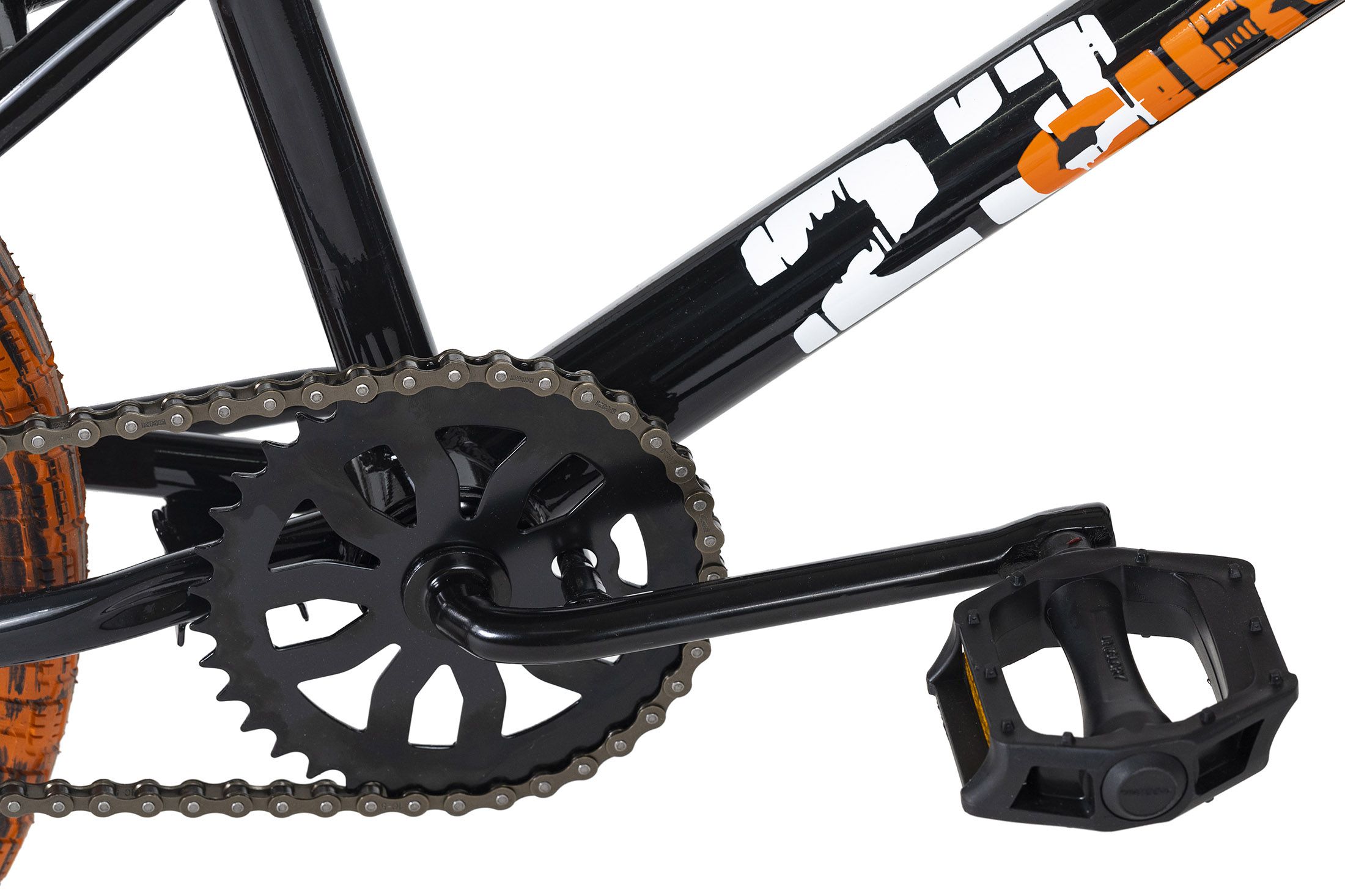 Bmx Freestyle 20" Circles Noir-orange Ks Cycling