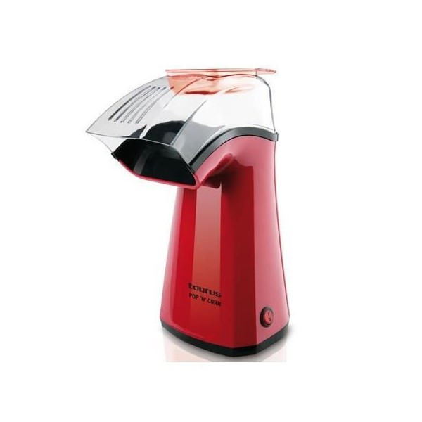 Machine à Popcorn Taurus - Prêt En 3 Min, Cuisson à Air Chaud, 1100W - Rouge
