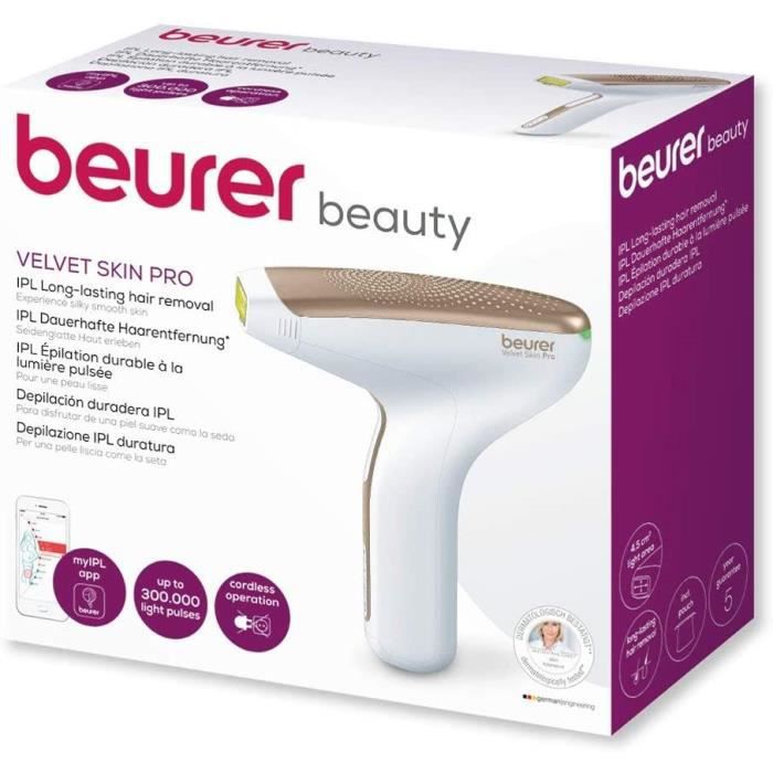 Beurer Ipl 8500 - Epilateur Longue Durée A Lumiere Pulsée - Sans Fil, Réglable