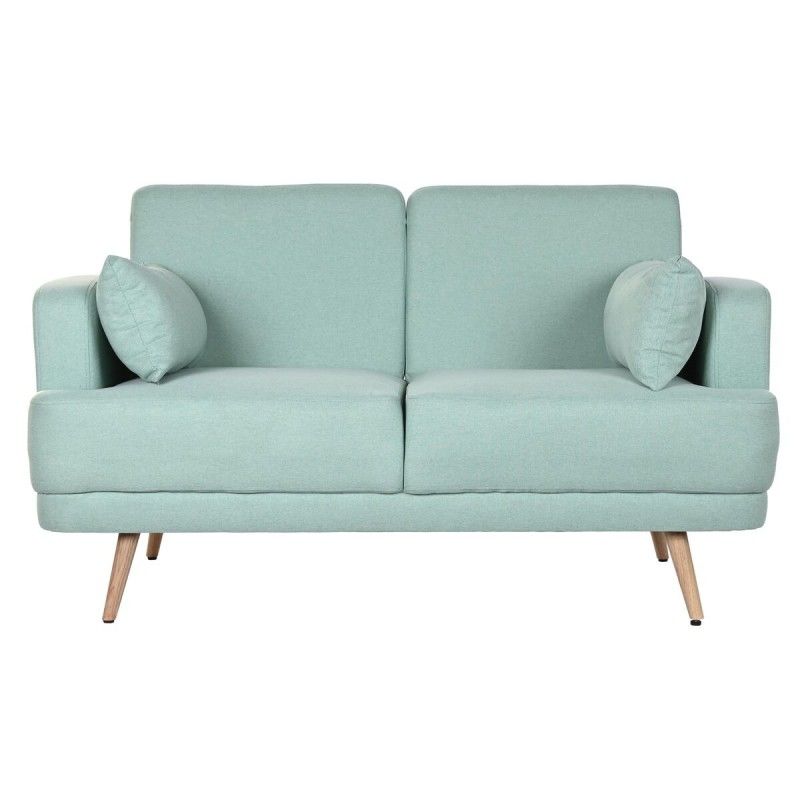 Canapé Dkd Home Decor Métal Polyester (135 X 70 X 76 Cm)
