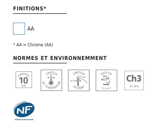 Ideal Standard - Mitigeur Lavabo Monotrou Sur Table Sans Tirette Ni Vidage, Poignée Rallongée 160 Mm Chrome - Okyris Pr