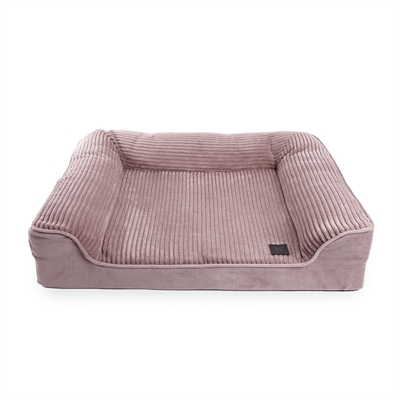 Panier Pour Chien Martin Royal Collection En Velours Rose - Confort Et Élégance