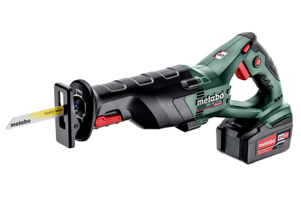image: Image: Scie Sabre 18 V Sse 18 Ltx Bl - 2 X 5,2 Ah Li-power, Asc 55, Coffret Metabox