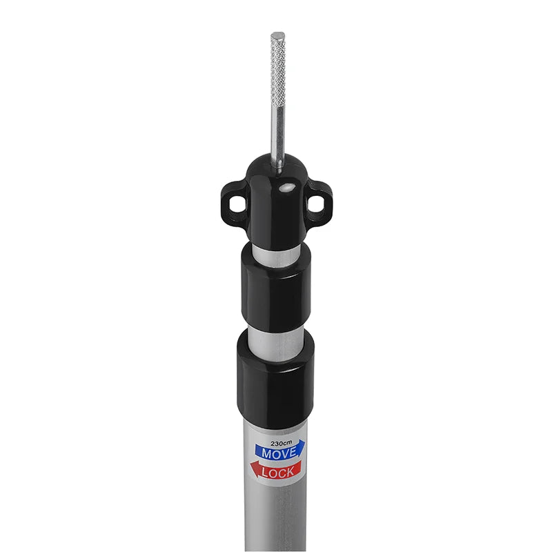 Poteau De Tente Télescopique 93-230cm Jeu De 2 Pièces