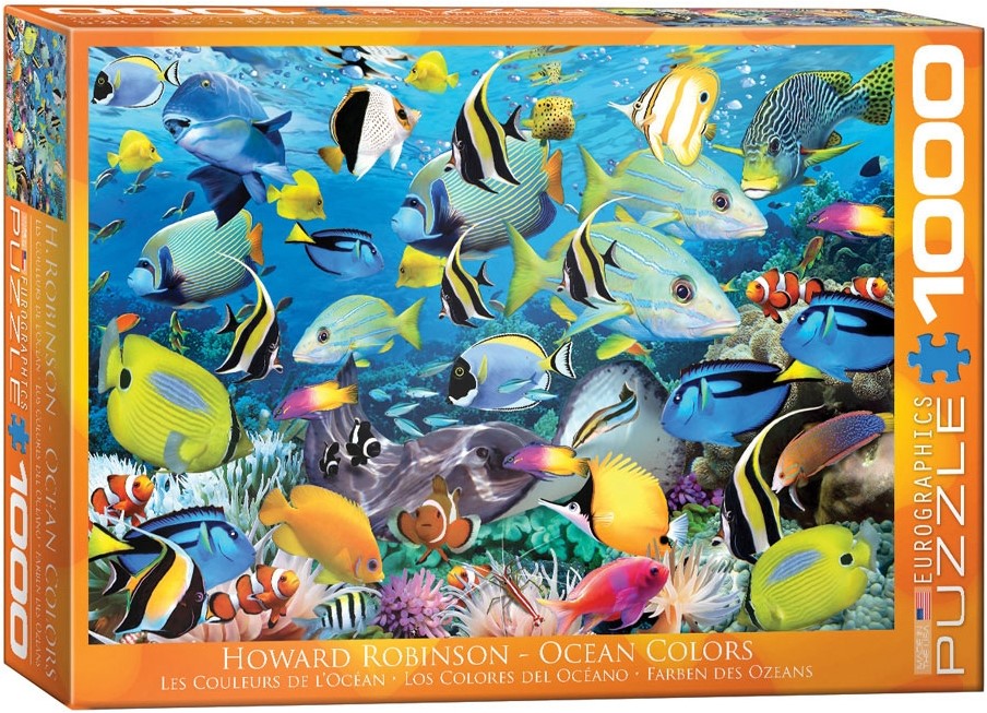 Casse-tête Eurographics Ocean Colors - Howard Robinson (1000 Pièces)