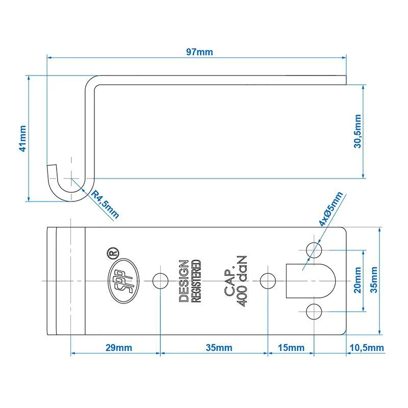Gache Pour Fermeture Spp Z-07