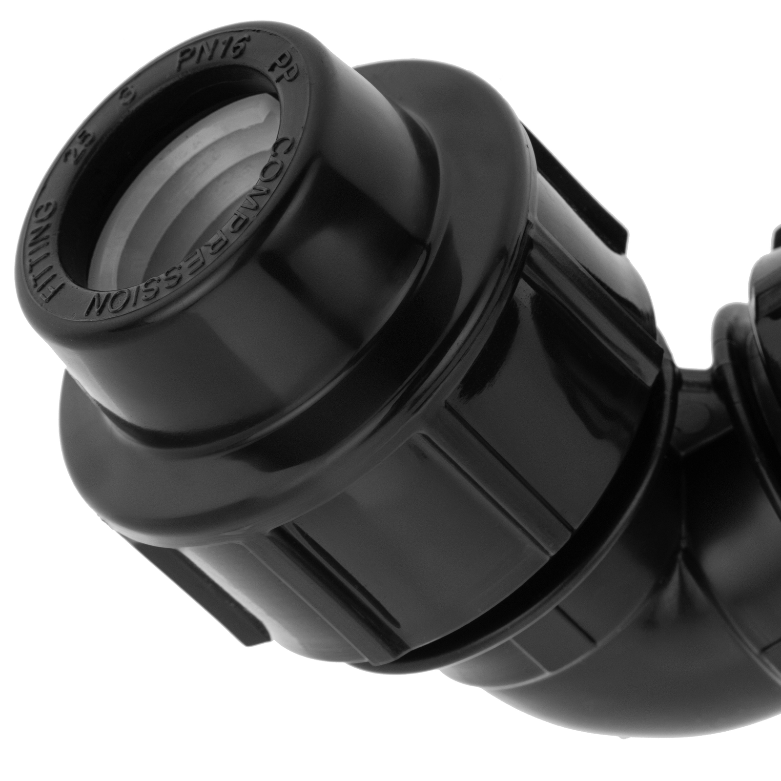 Raccord D'Irrigation Cornat T610332 - Coudé, PE Ø32mm, Polypropylène - Pour Eau Froide, DVGW