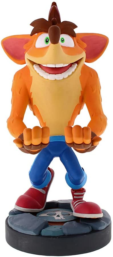 Figura de acción Crash Bandicoot Quantum - Soporte y cargador para mando y smartphone - Exquisite Gaming