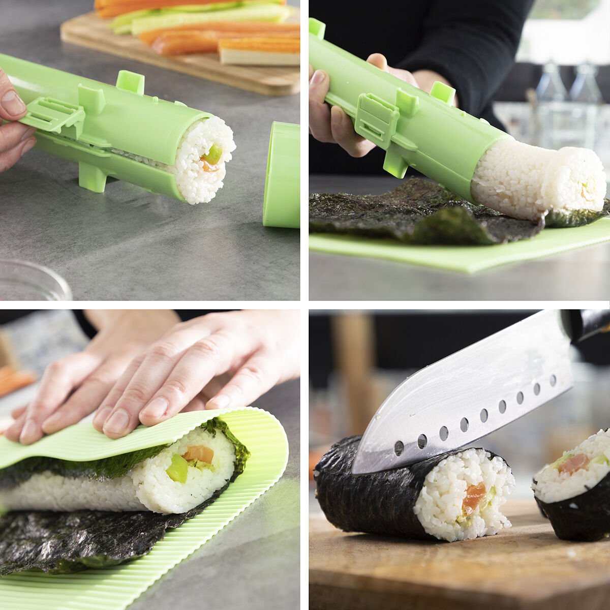Set De Sushi Avec Recettes Suzooka Innovagoods 3 Pièces
