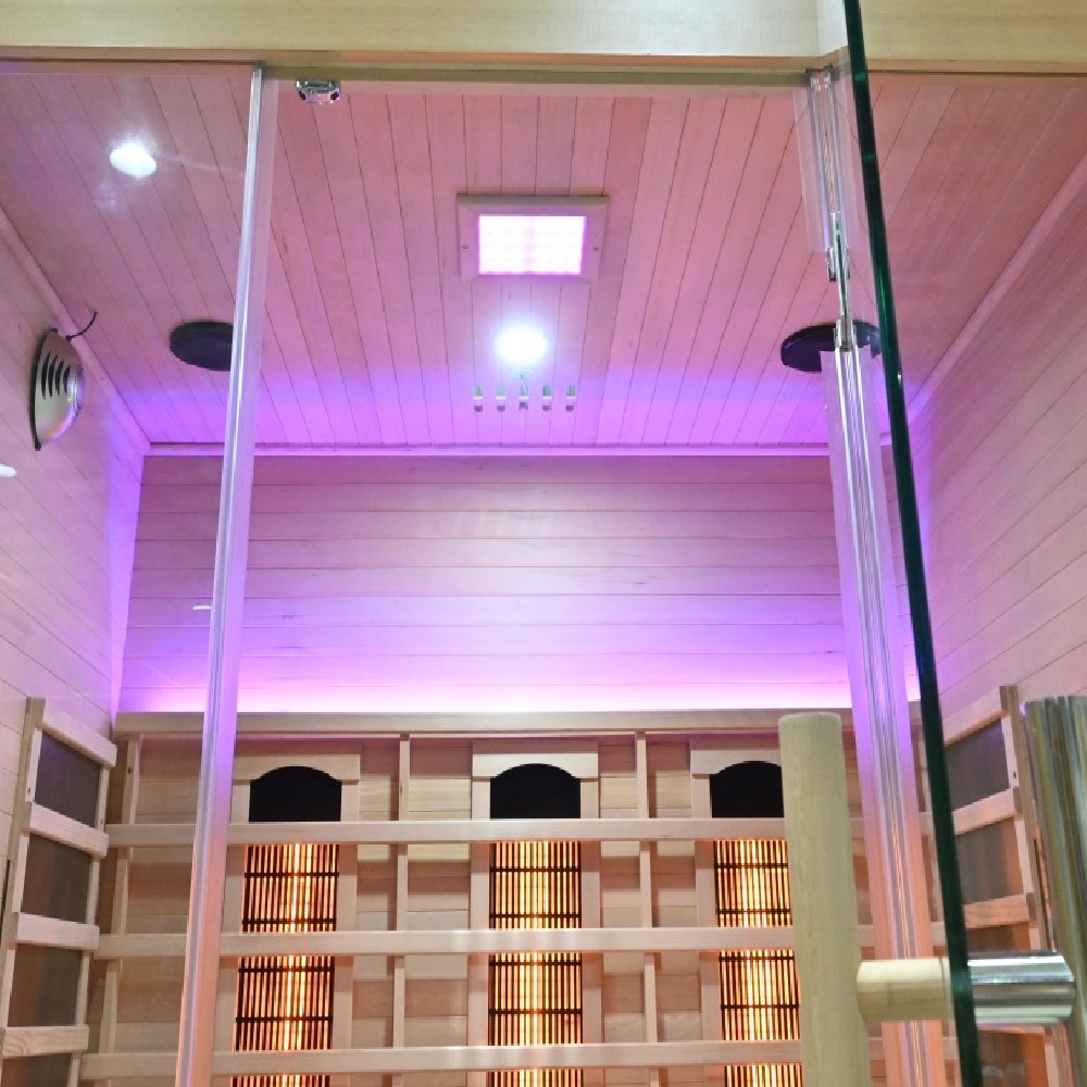 Drevený kabinet infrasauny Belatrix Braga 3 Lux