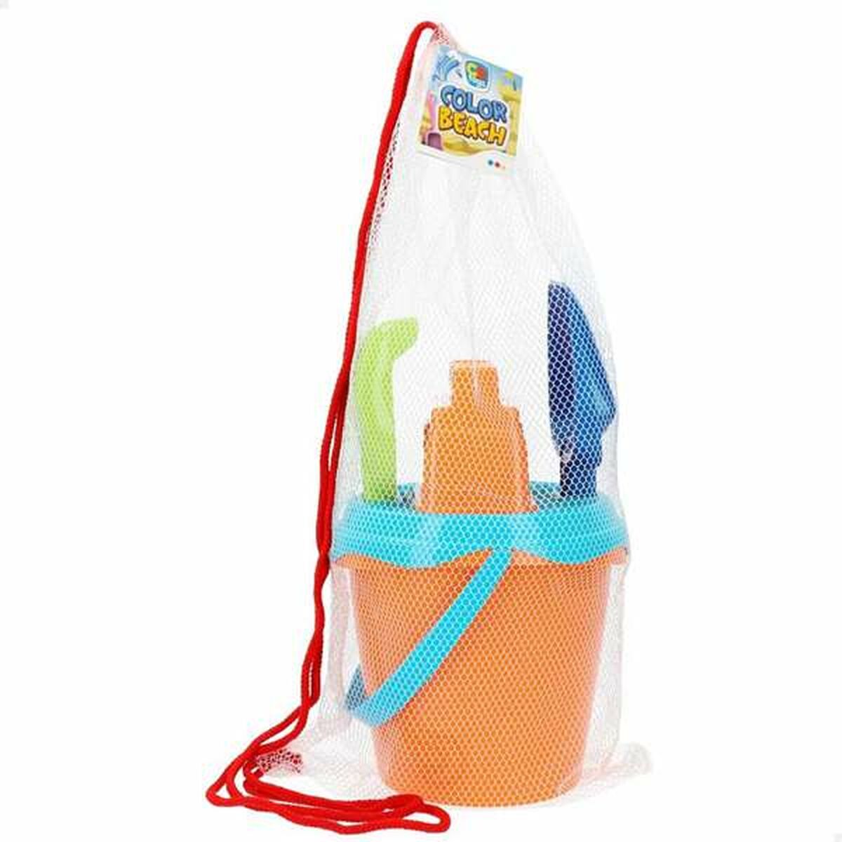 Sac de Jouets Plage en Maill, 2 Pièce Rangement de Jouets de Plage Sac Grand Sac