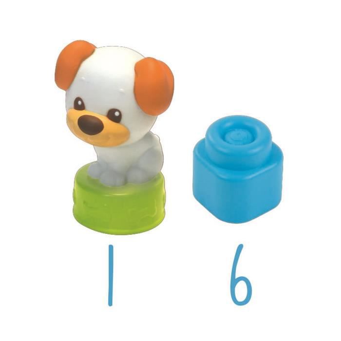 Clementoni Clemmy - Chien Et Chiot - Cubes Souples