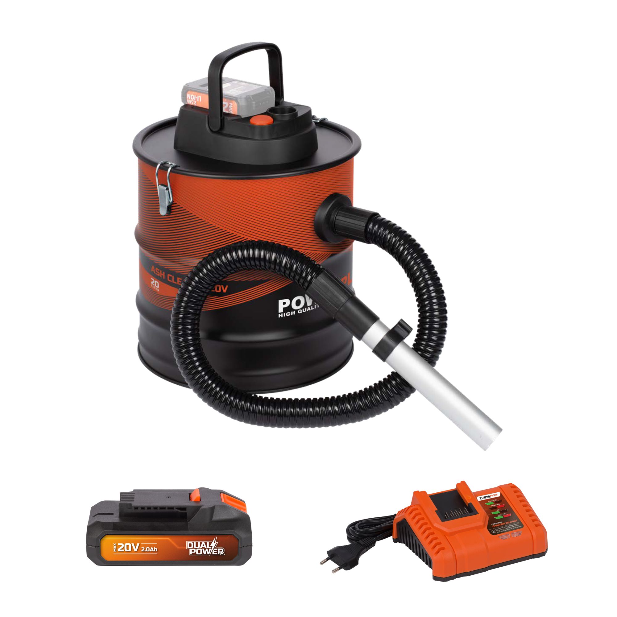 Dual Power 20V Ash Cleaner Combo