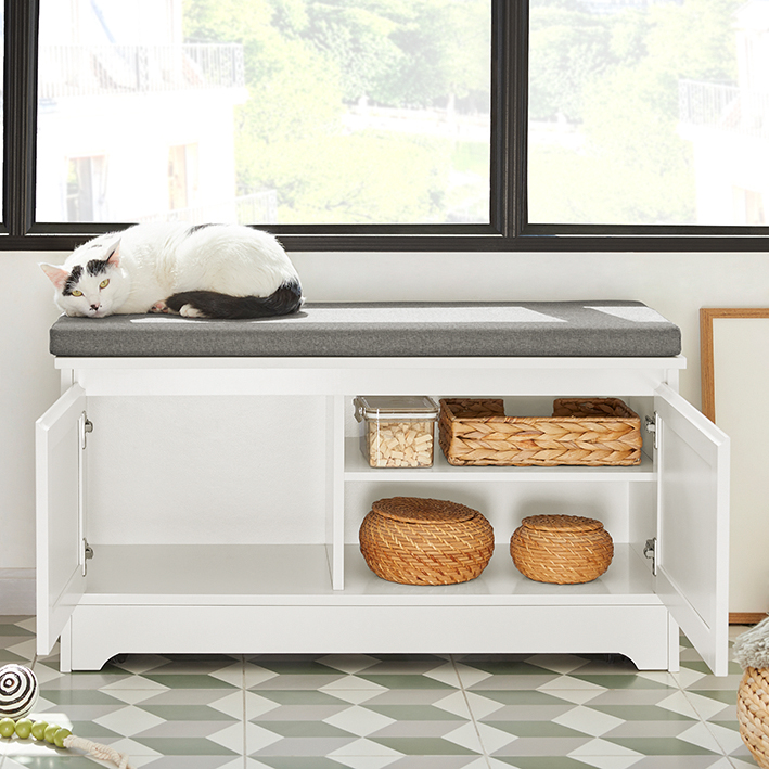 Banc Litière Chat Fsr136-w