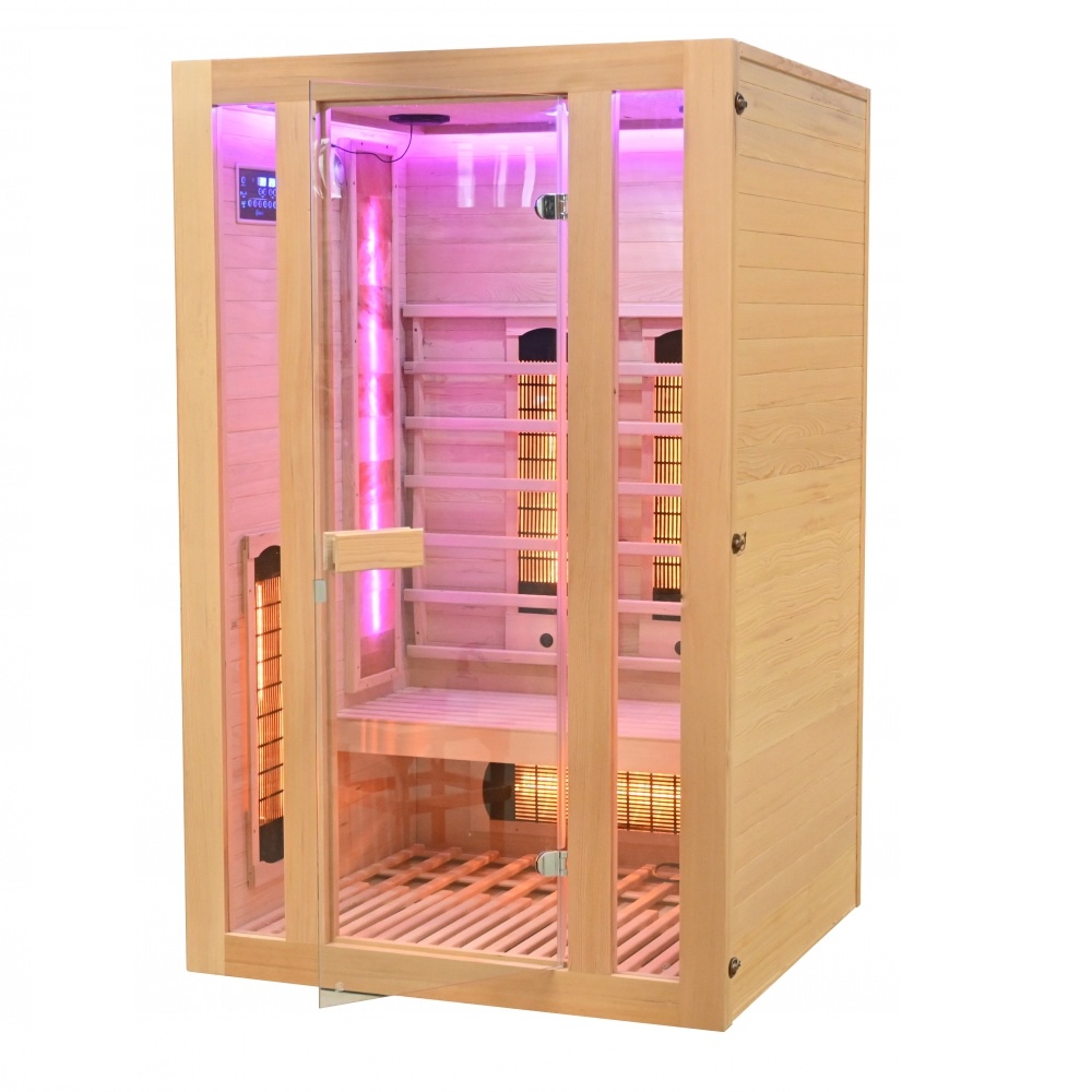 Infrasauna Belatrix Benton 2 Exclusive – ovládanie a vnútorná výbava