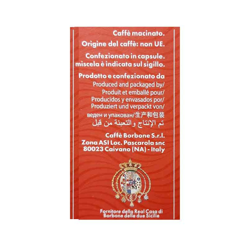 150 Capsules Café Borbone Respresso Mélange Rouge Compatibles Nespresso® CAFFÈ BORBONE
