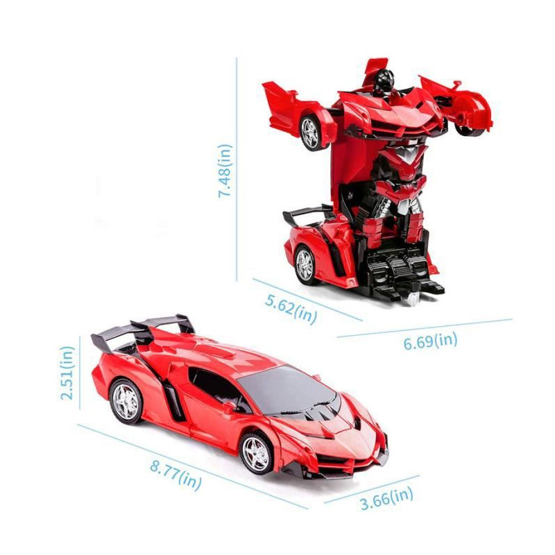 Shop Story Voiture 2 En 1 Transformable En Robot Couleur à Prix Carrefour