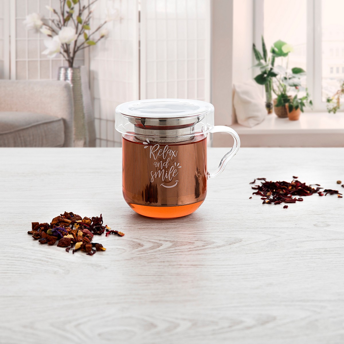 Ensemble De Tasses À Café Quid Transparent Acier Inoxydable Verre 3 Pièces (350 Ml)