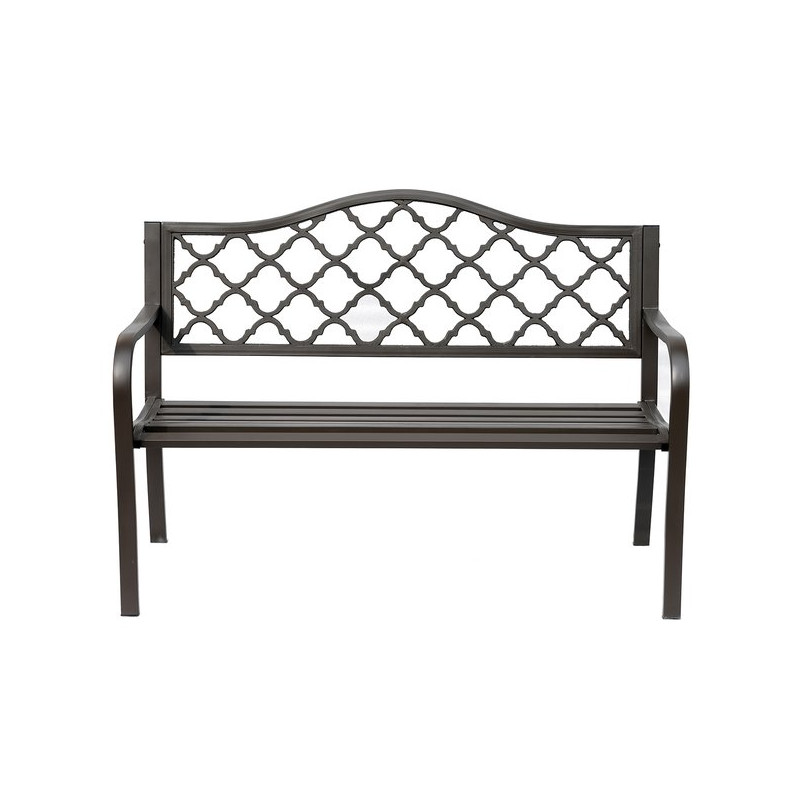 Banc 3 Places De Jardin Picpus Style Rural Noir