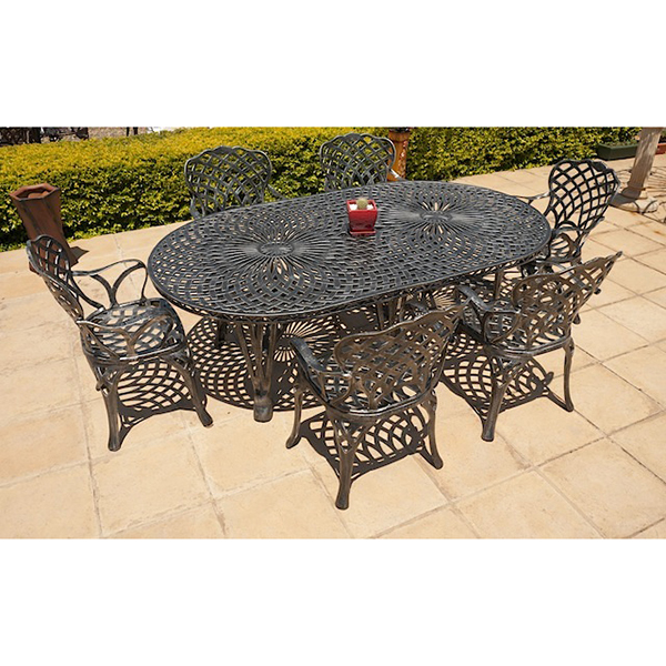 6 Seater King Classic with 100cm x 185cm Oval King Classic Table