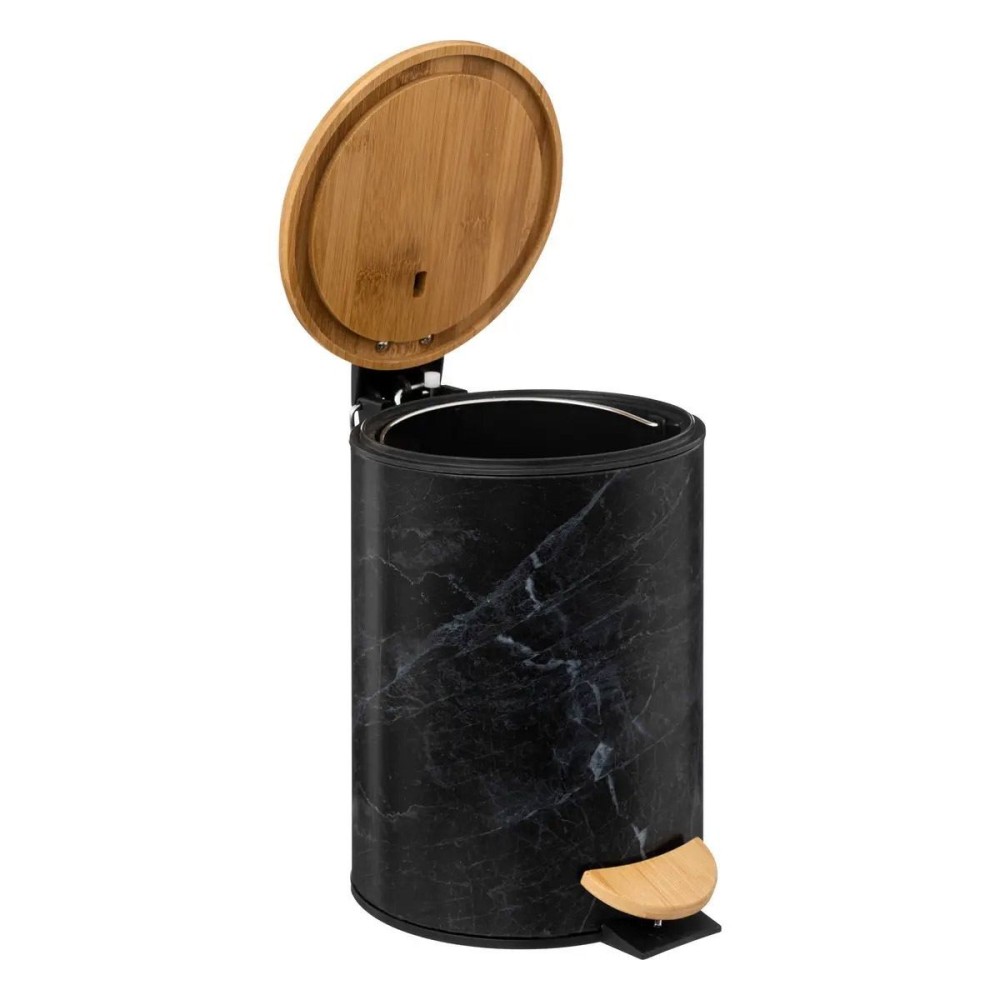 Poubelle À Pédale Soft Close 3l Lea Noir