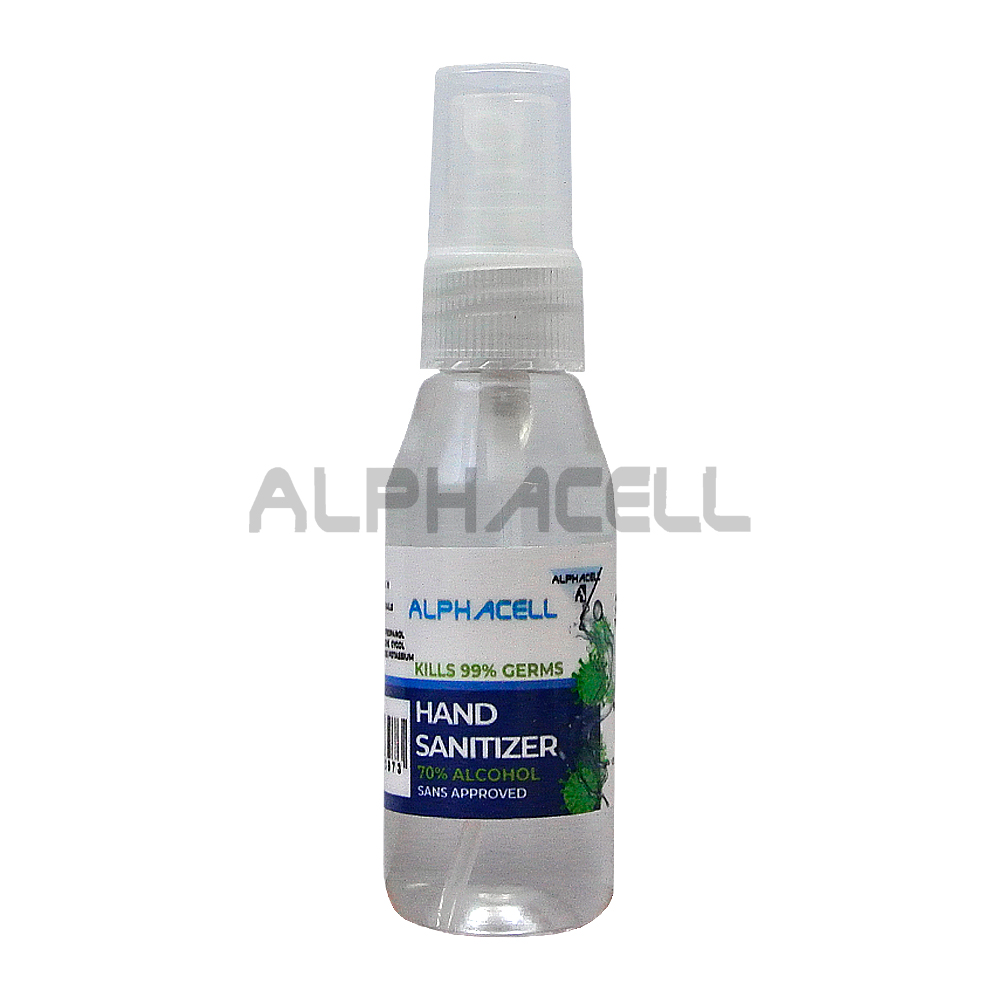 HAND SANITIZER ALPHACELL - 50ml 70% Liquid Spray