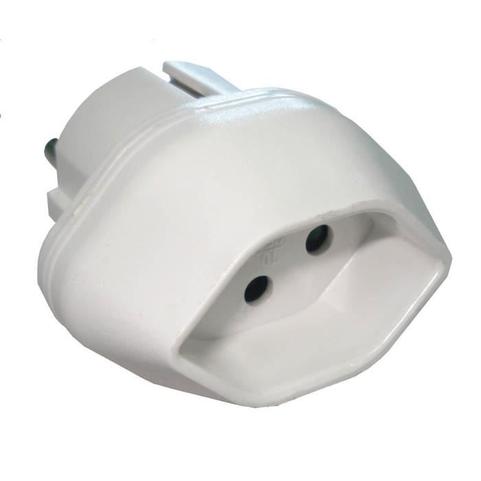 Adaptateur Suisse Vers France Zenitech à Prix Carrefour