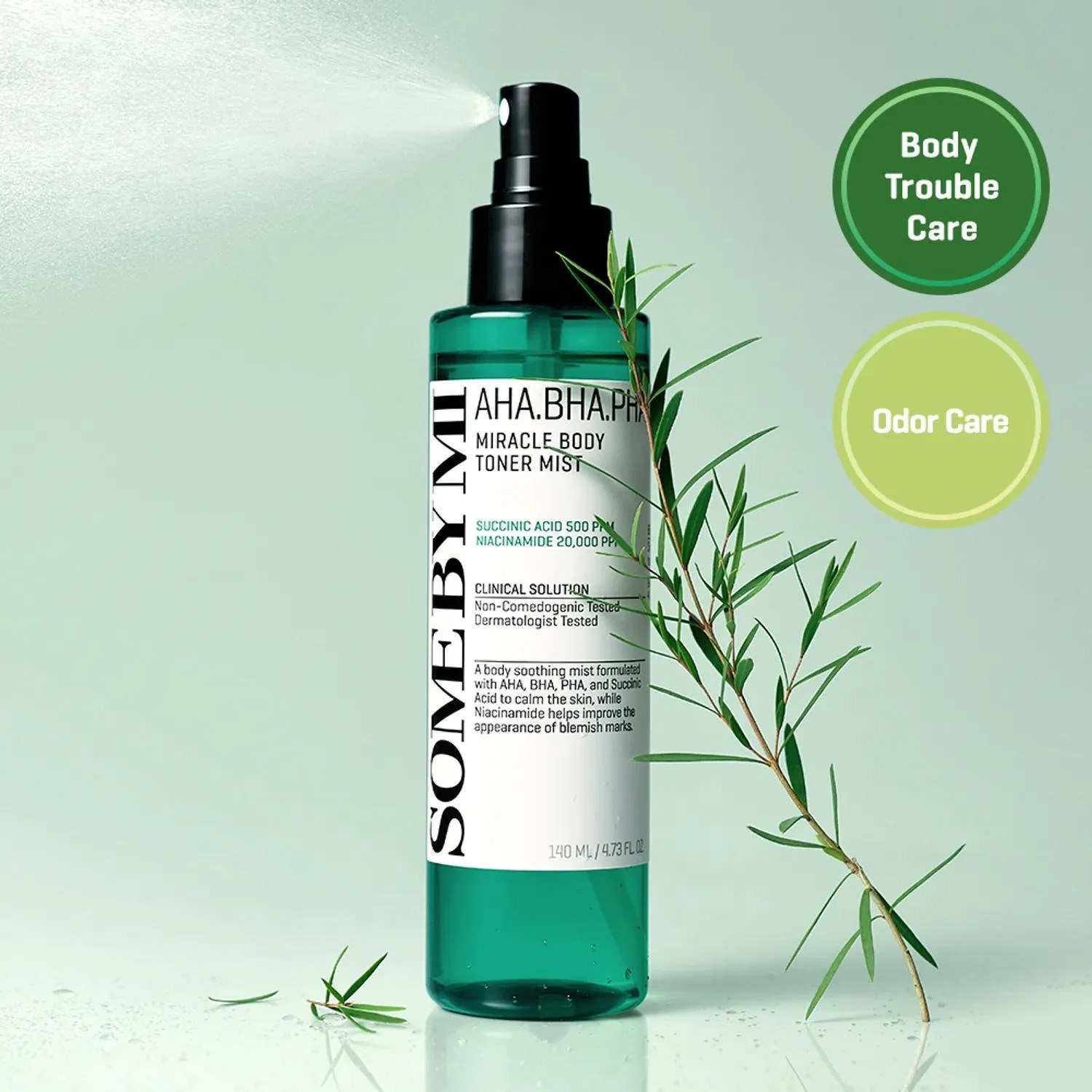 Some By Mi AHA BHA PHA 30 Days Miracle Body Toner Mist – produktový obrázok