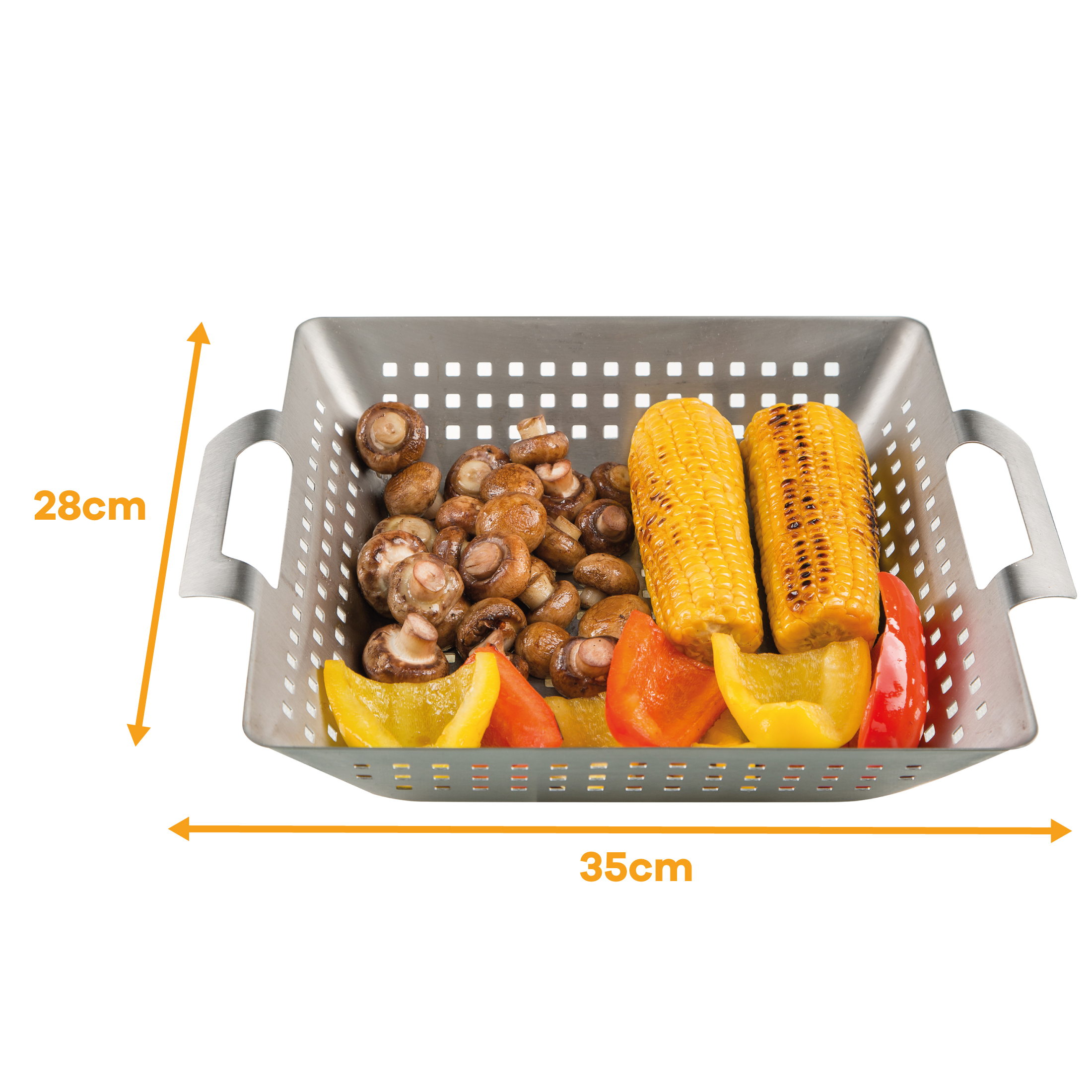 Bruzzzler Panier À Légumes, Récipient À Légumes En Acier Inoxydable Brossé
