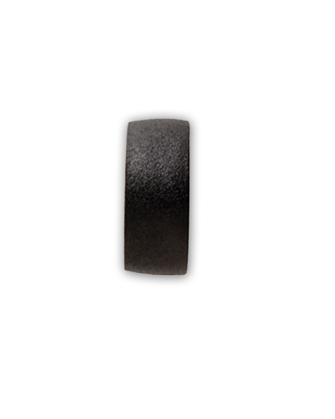 25 mm Steel Collar Finial Black (2)