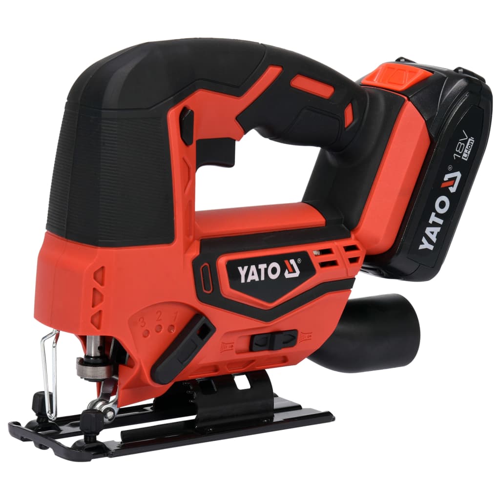 Scie Sauteuse Avec Batterie Li-ion 2,0ah 18v Yato