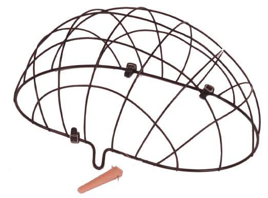 Dôme De Sécurité Basilique Pluto Pour Panier À Chien - Noir