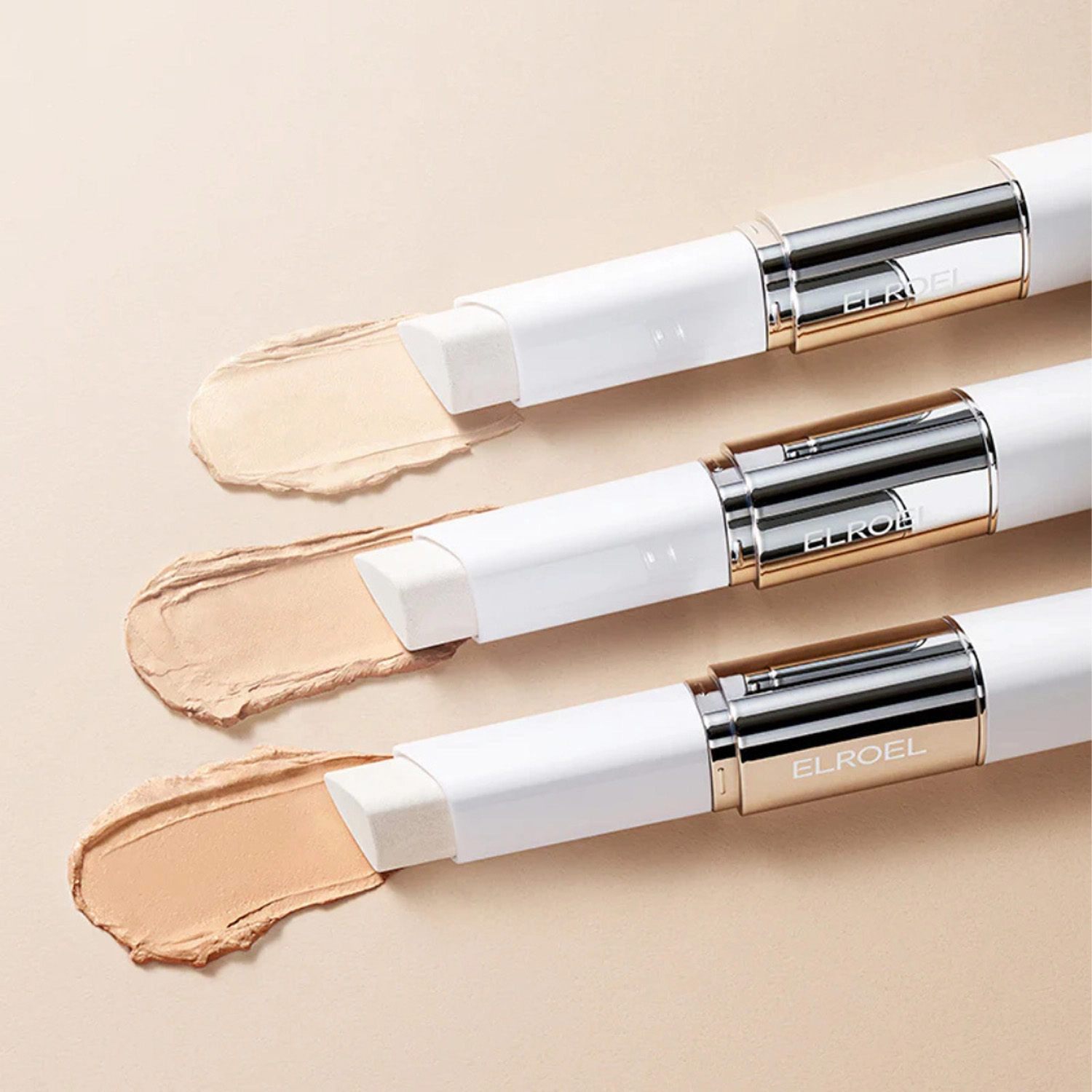 Detail make-upu ELROEL Blanc Cover Cream Stick Light