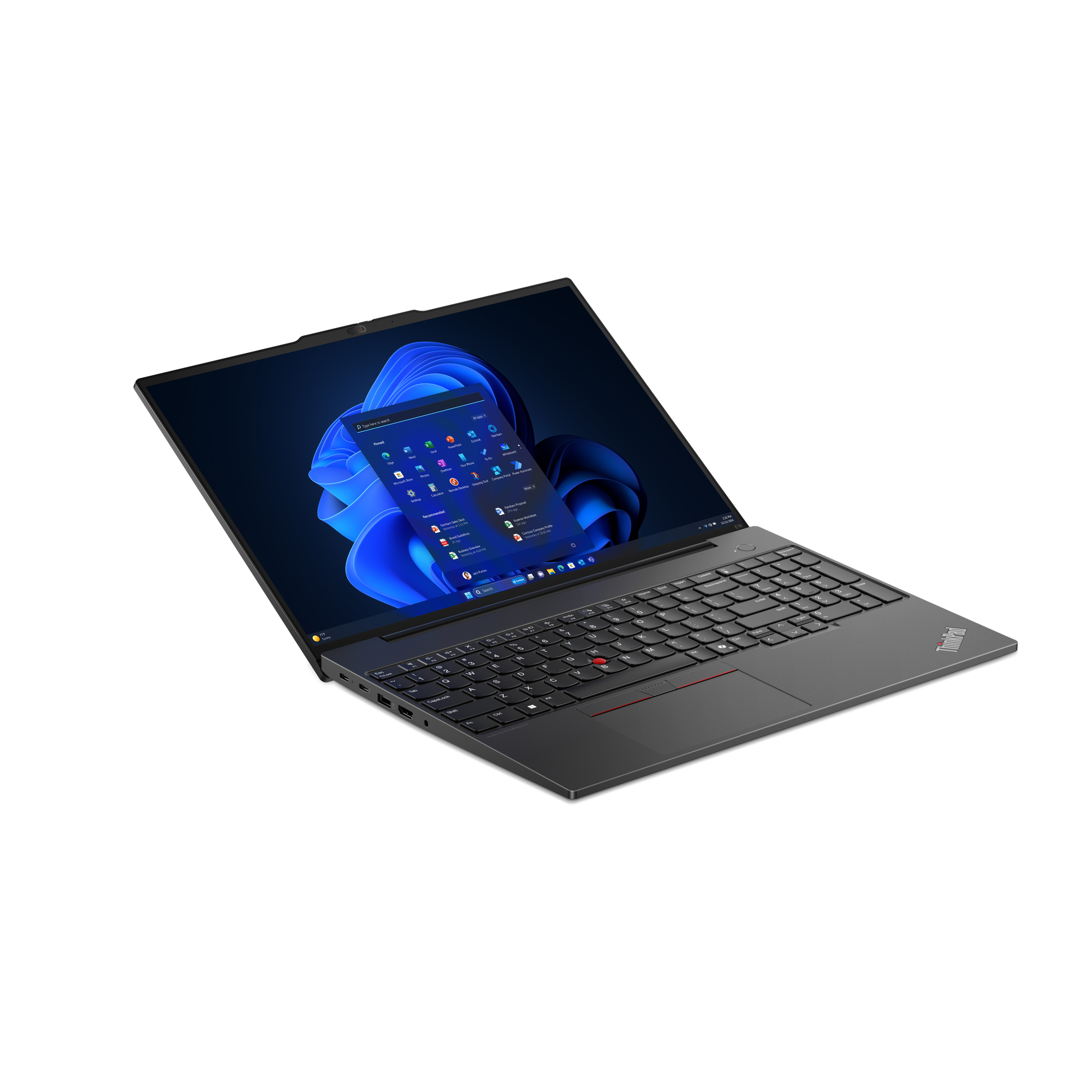 Lenovo ThinkPad E16 Intel Core Ultra 7 155H Portátil 40,6 cm (16'') WUXGA 16 GB DDR5-SDRAM 512 GB SSD Wi-Fi 6E (802.11ax) Windows 11 Pro Negro