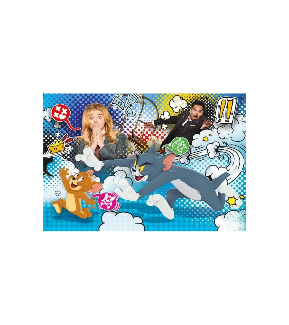 Clementoni - 24212 - Supercolor 24 Pieces Maxi - Tom & Jerry à Prix ...