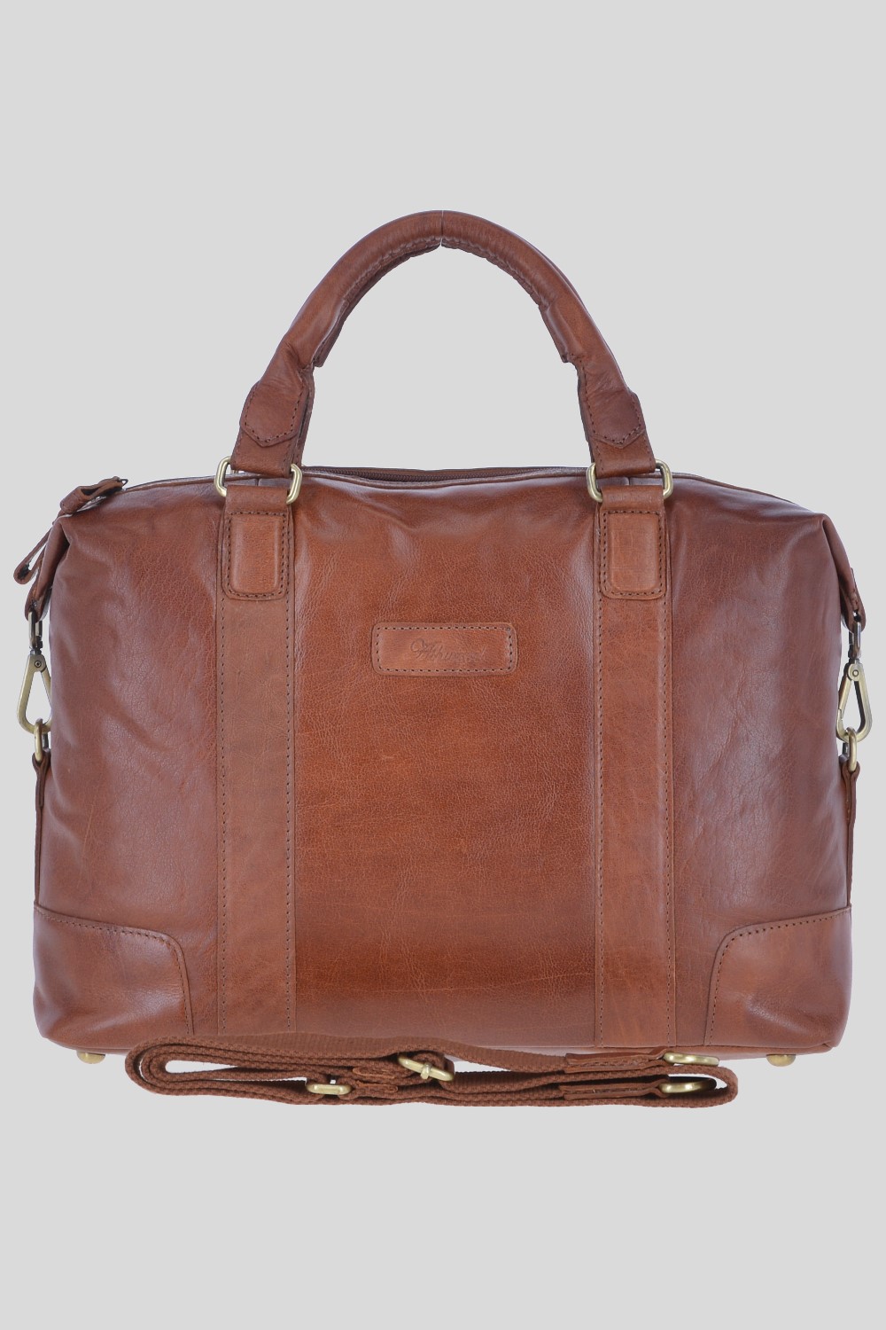 Ashwood Leather Mens Real Vintage Laptop Work Bag – Tan – One Size