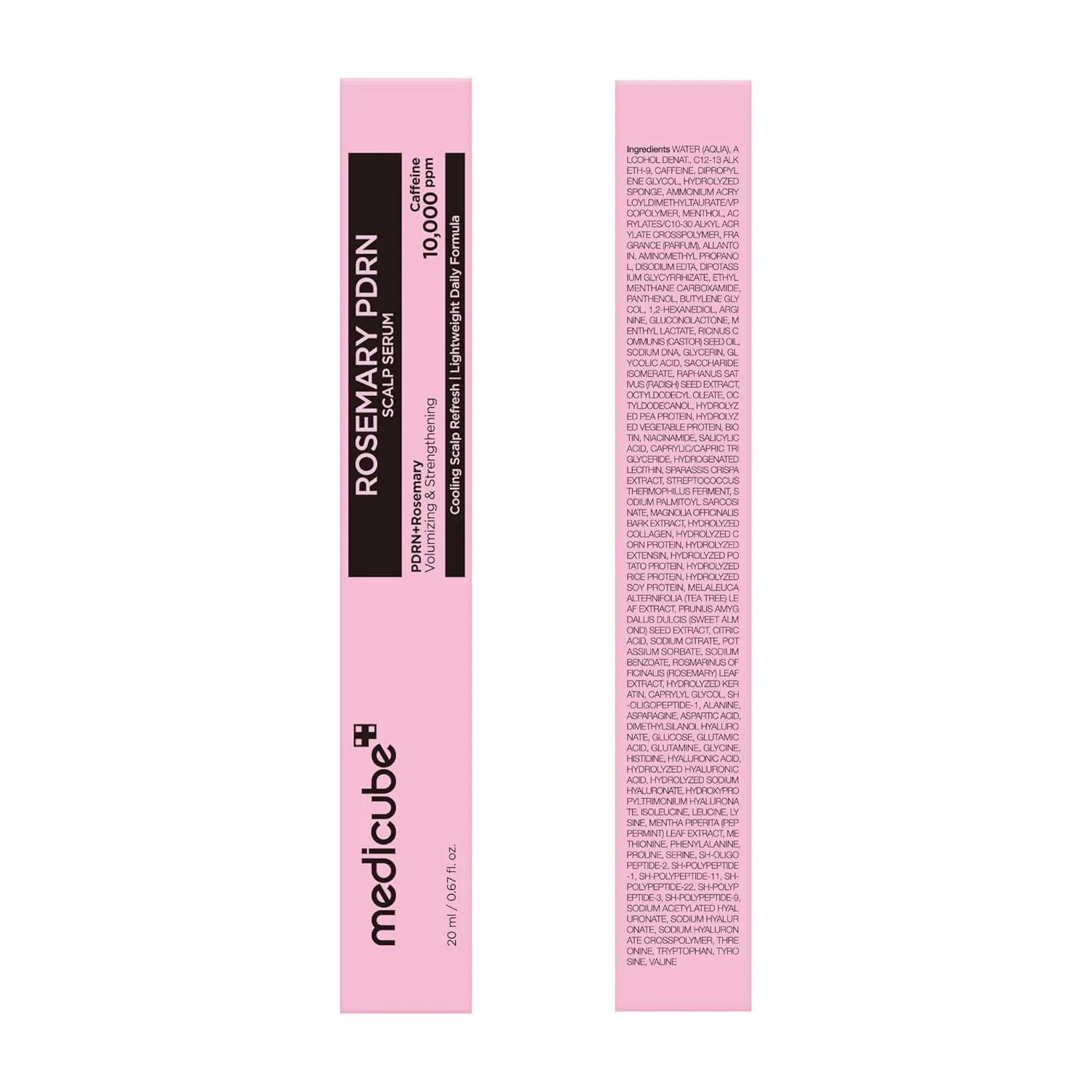 Aplikácia séra MEDICUBE Rosemary PDRN Scalp Serum ku korienkom vlasov