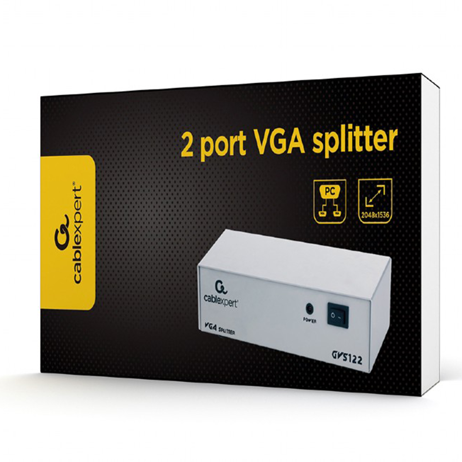 Commutateur Vga Avec 2 Ports Gembird Gvs122
