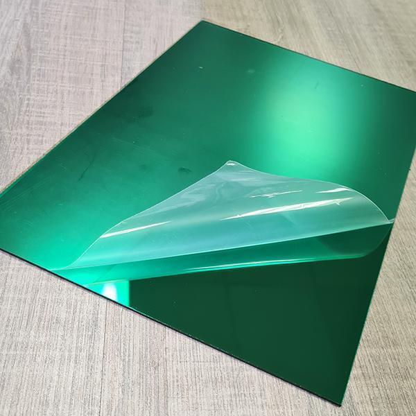 Acrylic Mirror Green 2mm 900x600mm