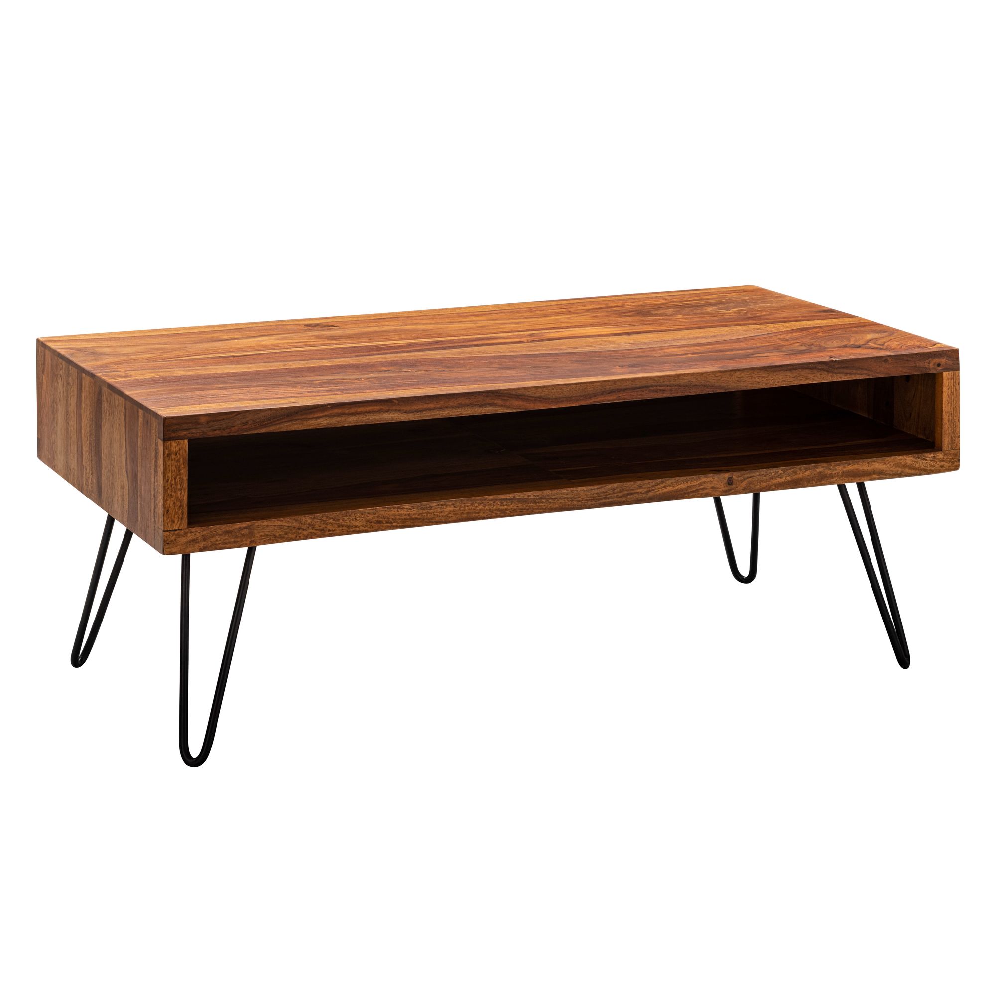 Finebuy Table Basse Bois Massif 100x40x50 Cm Table De Salon Table Basse