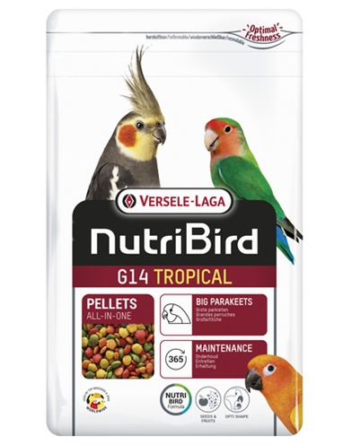 Nutribird Tropical G14 - Alimentation Complète Pour Grandes Perruches