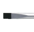 Tournevis Ergo Face Plate 0,5 X 3 X 75 Mm Pour Vis À Fente Avec Mandrin De Sécurité Tahbe-8020l Bahco