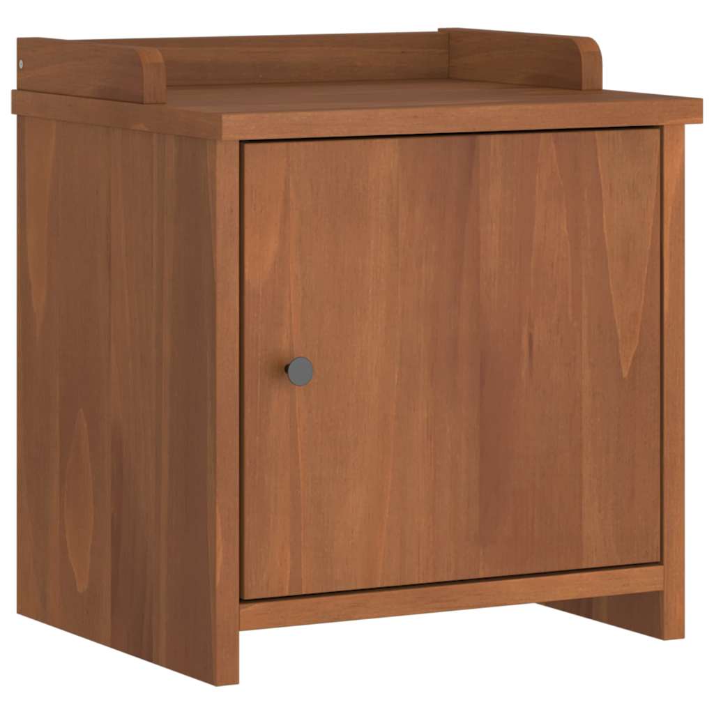 Banc De Couloir | Banc D'entrée | Meuble De Rangement Sandnes 45x40x50 Cm Bois De Pin Massif