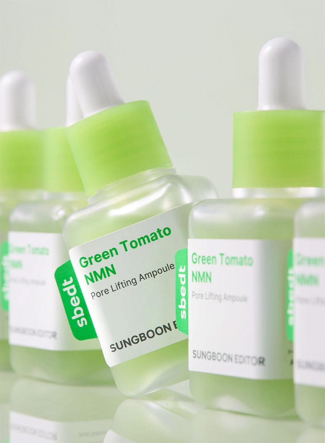 SUNGBOON EDITOR Green Tomato NMN Pore Minimizing Ampoule – produktový obrázok 2