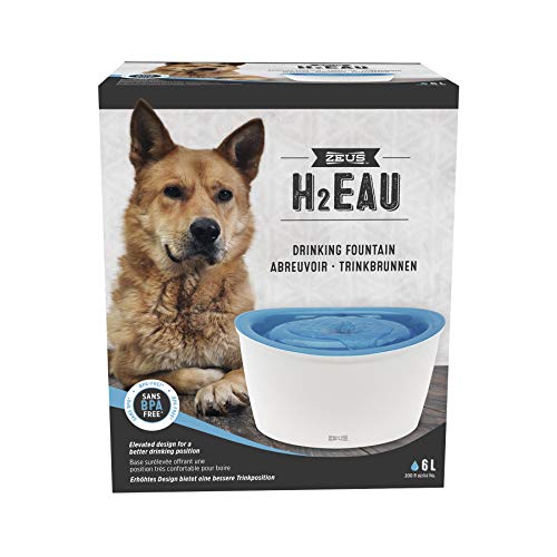 Zeus Triple Action Lot De 2 Filtres De Nettoyage De Rechange Pour Fontaine 6 L