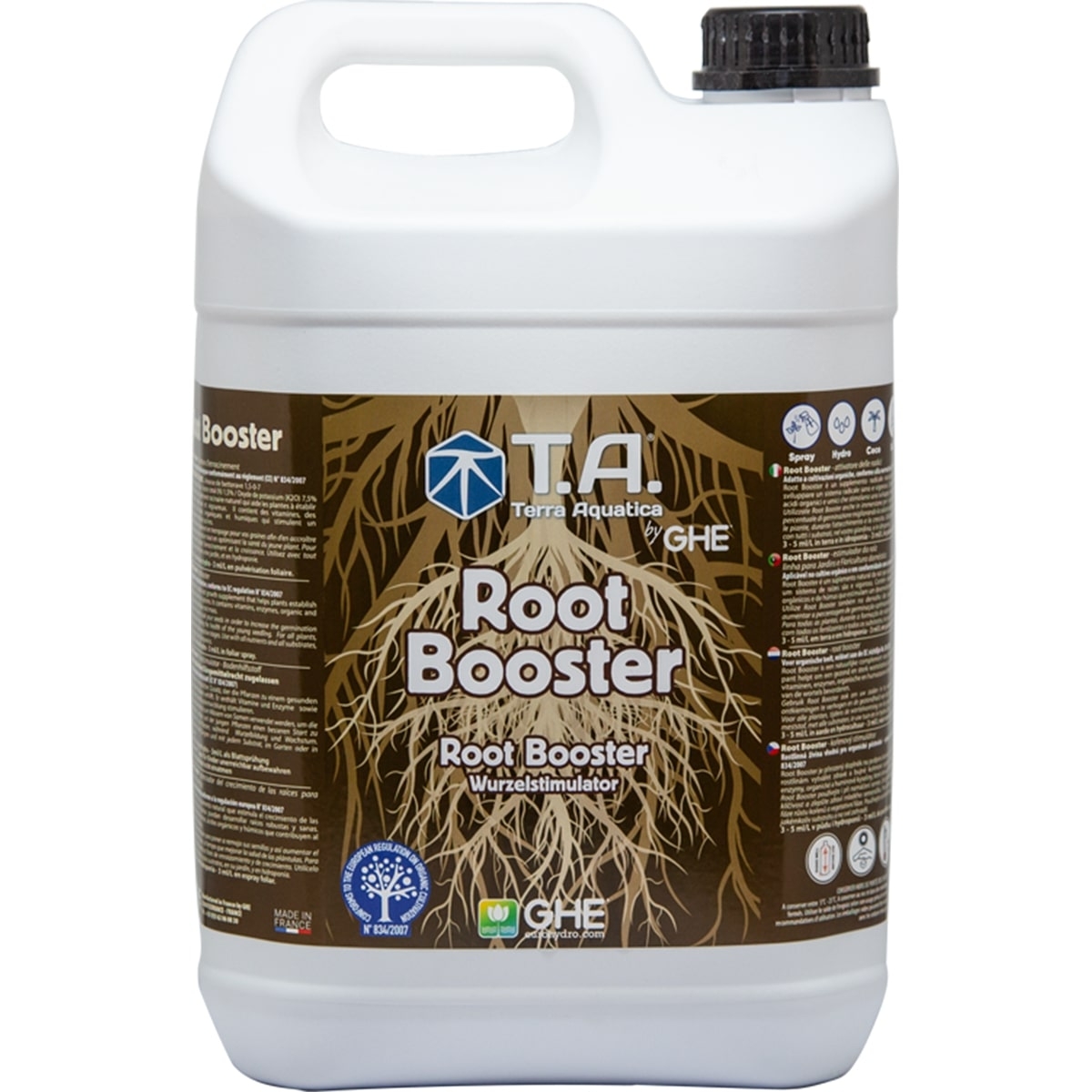 Root blast for plants