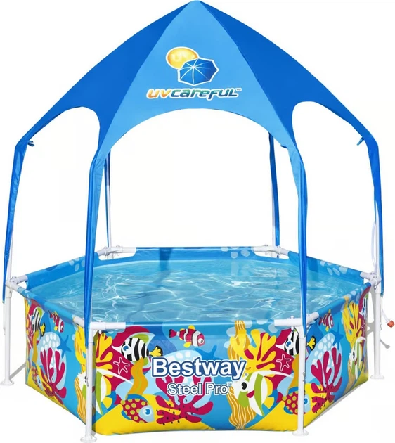Bestway Framed Pool 51 Cmx183 Cmx183 Cm,3 Person,Multicolor