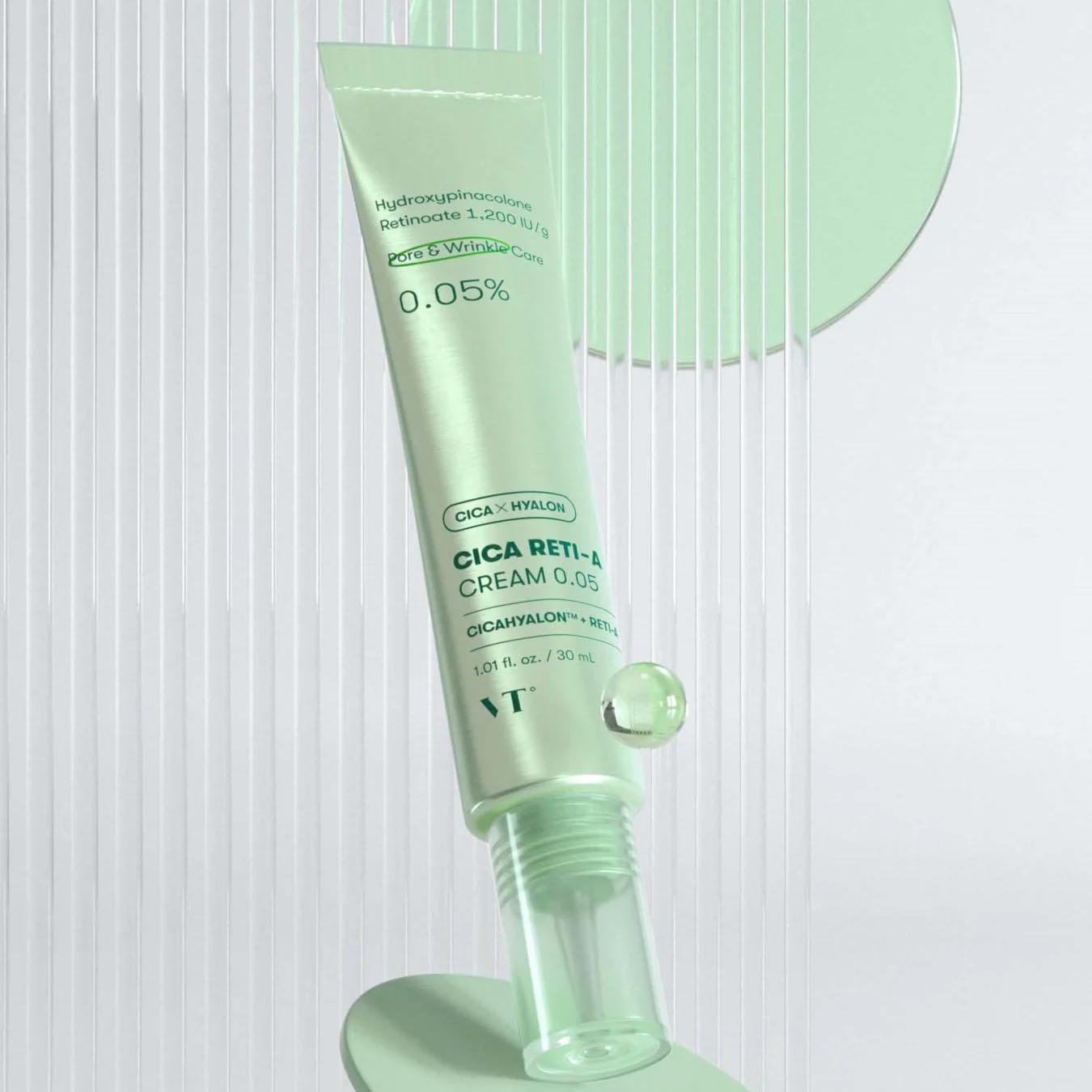 Použitie krému VT Cosmetics na pleť