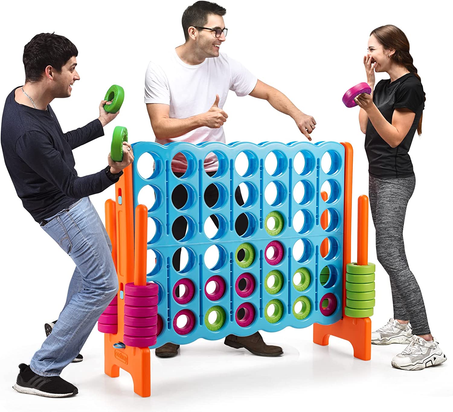 Jeux Puissance 4 Géant Pour Enfant Jeu De Société Pour Familles En Ligne Avec 42 Anneaux